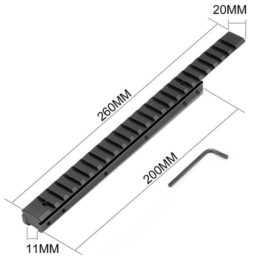 11 to 20mm 24 Slots Rail TW-LSM260