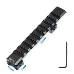 11 to 20mm 10 Slots Rail TW-LSM27