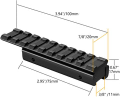 11 to 20mm 9 Slots Rail TW-LSM212