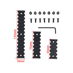 KEYMOD POLYMER RAIL 5+7+13 SLOTS TW-KMNS3