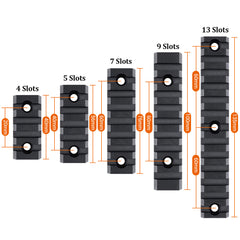 KEYMOD RAIL 4+5+7+9+13 SLOTS TW-KMS05